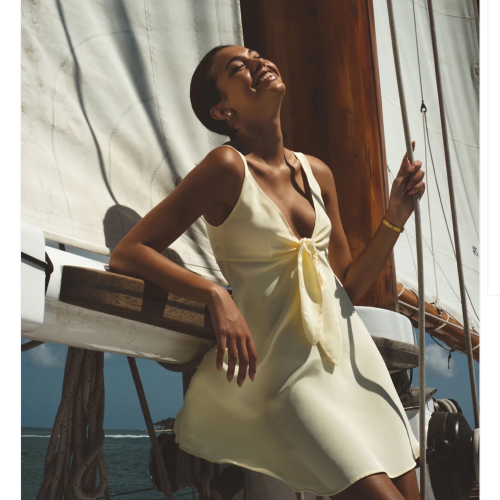 Silk mini dress